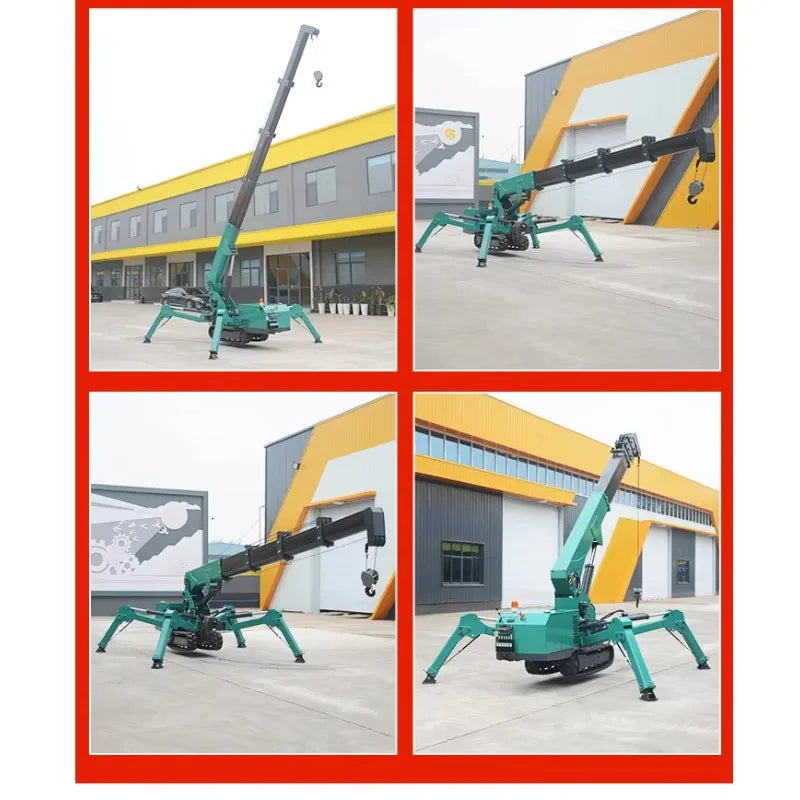 YG ZZ3T-K5 Mini Spider Crane — 3-Ton, 11m Reach, 360° Rotation, Dual Power