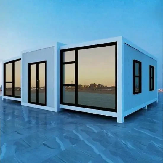 Container House Folding Expandable Container House Prefabricated 20ft Tiny Home Sandwich Panel Steel Structure  Customized