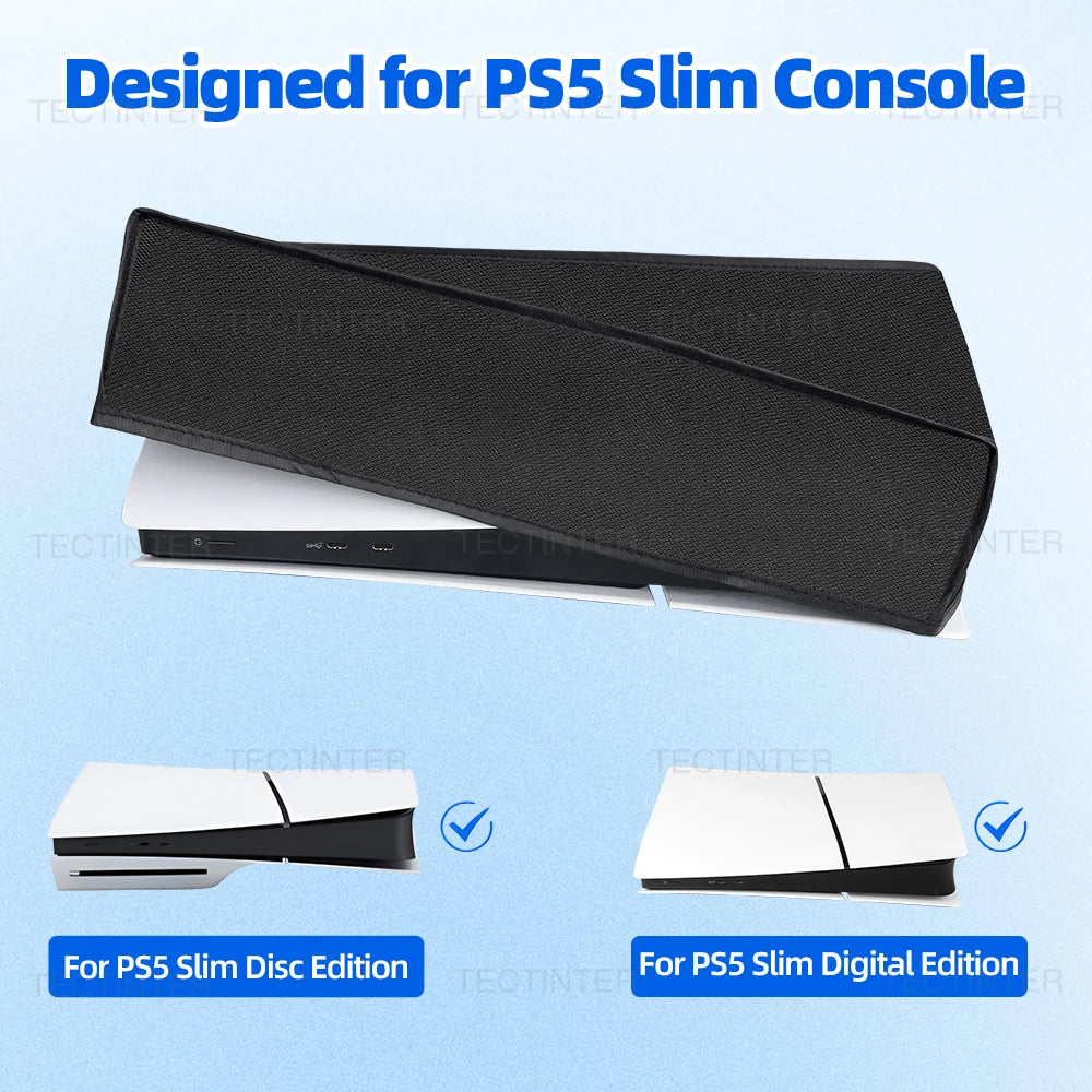 Horizontal Dust Cover for PS5 Reguar /Slim /Pro Console Anti-Scratch Protector Dustproof Case Sleeve for PS5 Accessories