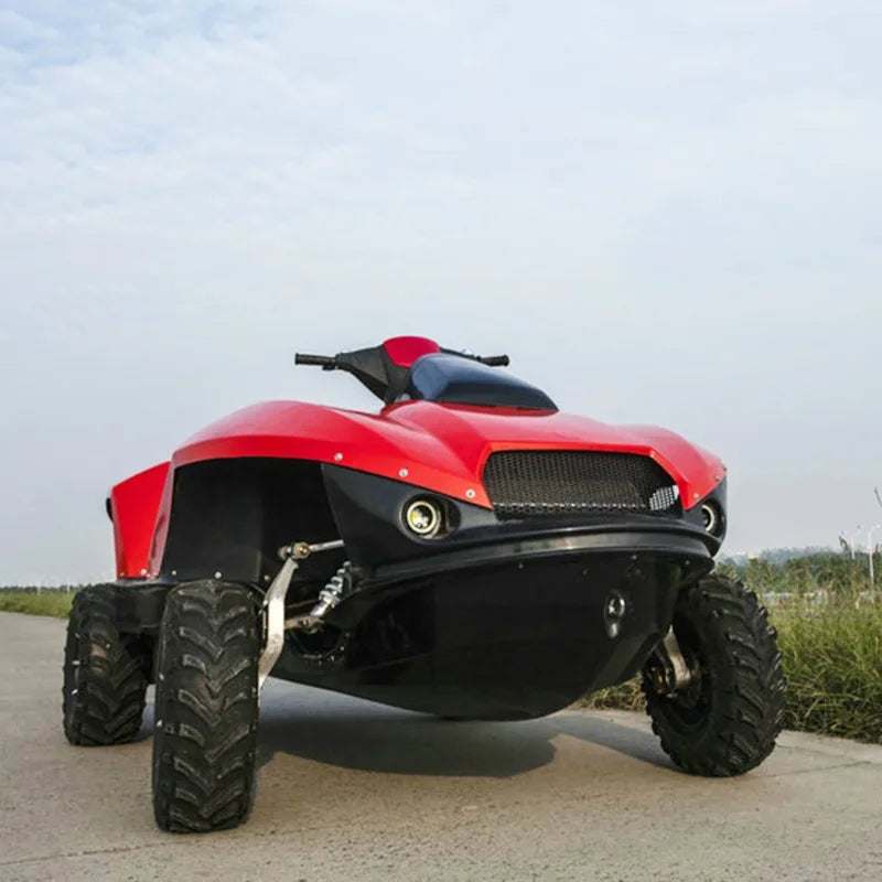 HY-1500 Amphibious ATV Jet Ski — 1500CC 4-Stroke Twin Engine, 2-Person, FRP Hull
