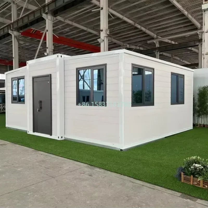 Expandable Container House Strong 3 Bedroom Folding House Prefabricated Portable Container Home Modular Prefabricated Houses