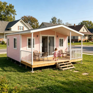 Container House Folding Expandable Container House Prefabricated 20ft Tiny Home Sandwich Panel Steel Structure  Customized