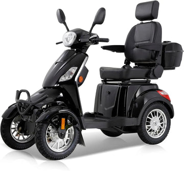 Mobility Scooters for Seniors  Adults 500lbs Capacity - 800W All Terrain Electric Powered Mobility Cart - Heavy Duty Mobility S