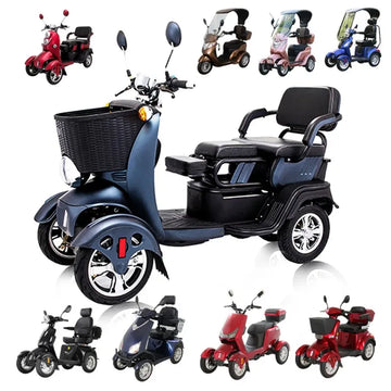 Airo Powerful Mobility Handicapped Scooters Disability Disabled Handicap Scooter 4 Wheel Electric Scooter for Adult Elderly