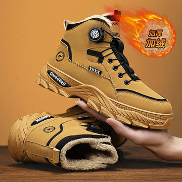 Boots Winter Mens Shoes Casual Cowboy Combat Tactical Motorcycle Chelsea Ankle Work Leather Outdoor Designer Luxury Hiking
