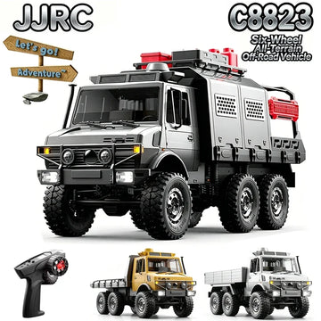 JJRC C8823 & Winch 1:18 RC Car 2.4G Remote Control Six-Wheel Vehicle Climbing Transport Rescue Crawler Model Toys for Children