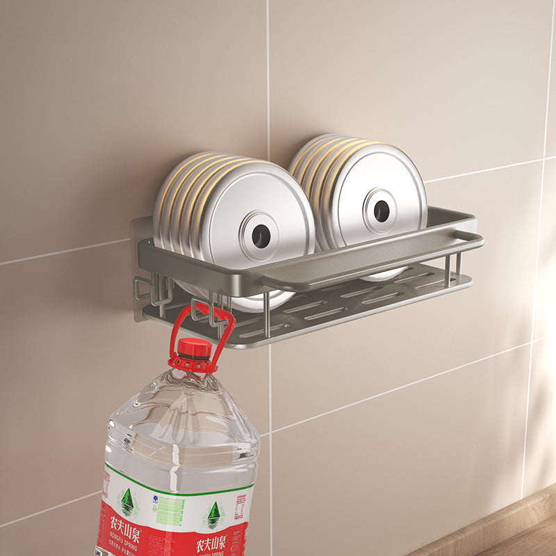 Kitchen Hanging Storage Rack Shelf – Multi-Functional Towel & Sponge Drain Organiser